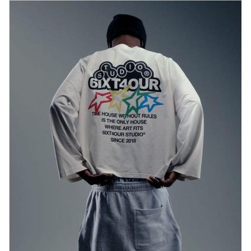6IXT4OUR COLORFUL STARS LS BLANCO