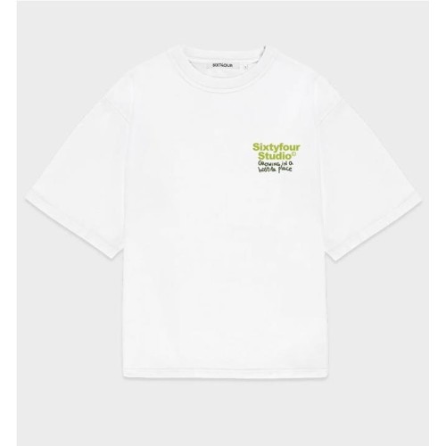 6IXT4OUR WARRIOR TEE BLANCO