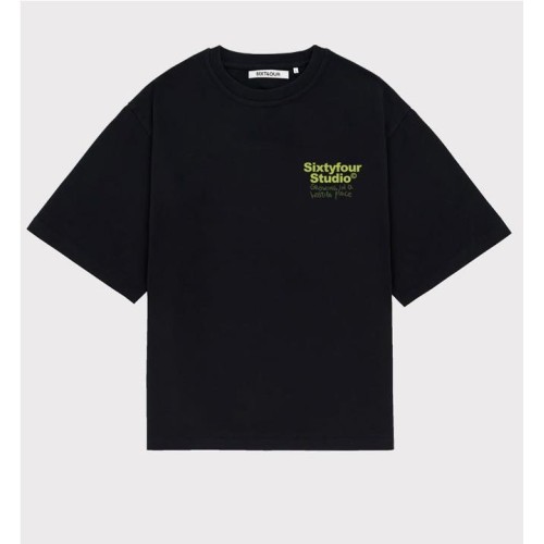 6IXT4OUR WARRIOR TEE NEGRO
