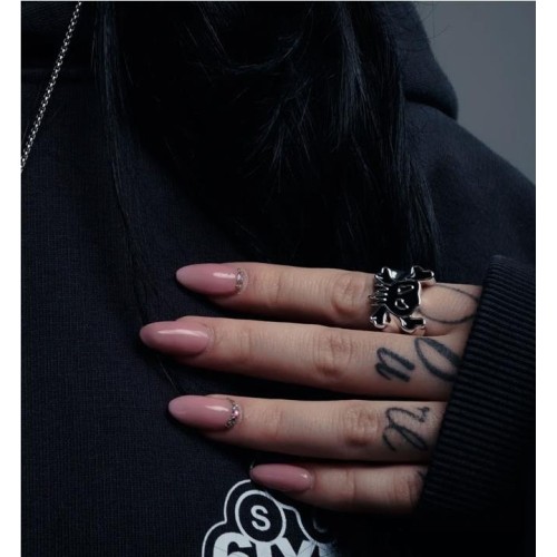 6IXT4OUR SKULL RING NEGRO