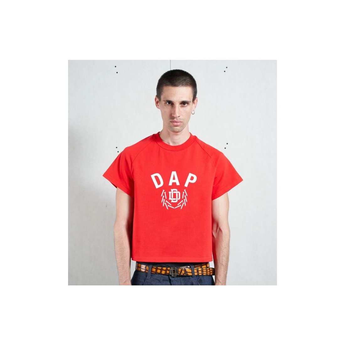 DAME RED RANGLAN DAP TEE ROJO