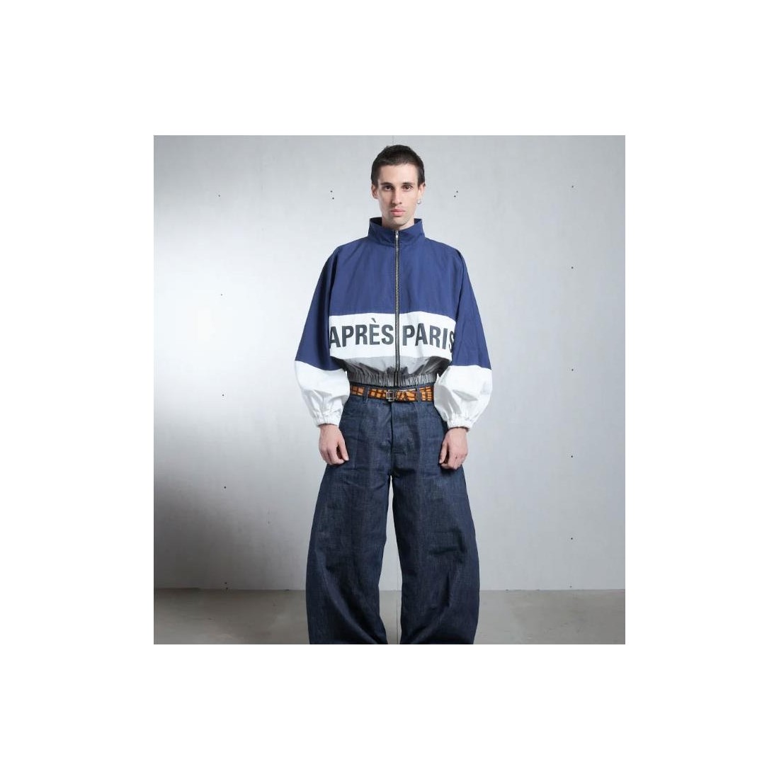 DAME BLUE TRACK JACKET AZUL