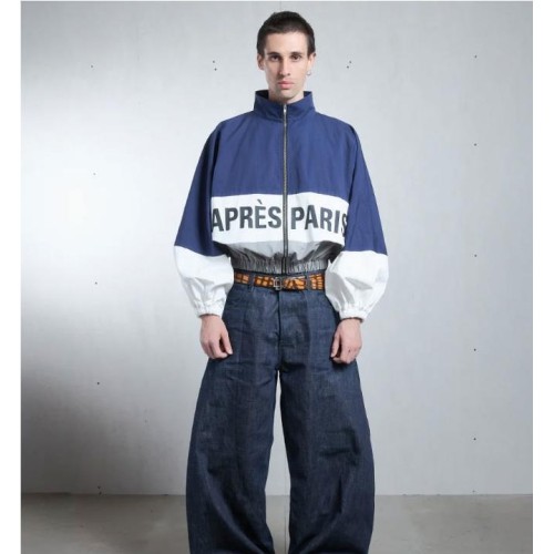 DAME BLUE TRACK JACKET AZUL