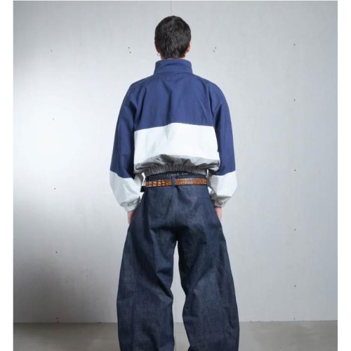 DAME BLUE TRACK JACKET AZUL