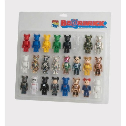 BEARBRICK BLISTER DISPLAY 8X3 BLANCO
