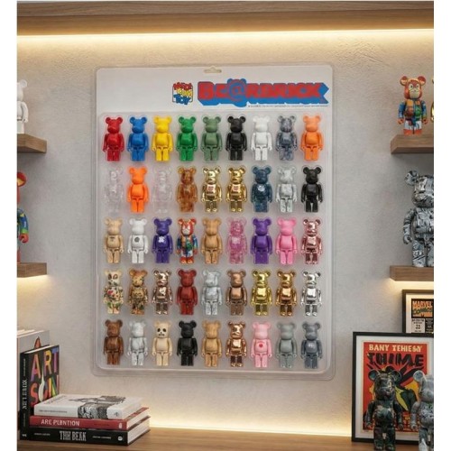 BEARBRICK BLISTER DISPLAY 9X5 BLANCO 2