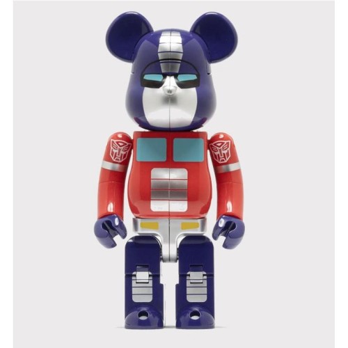 BEARBRICK TRANSFORMERS OPTIMUS BLANCO