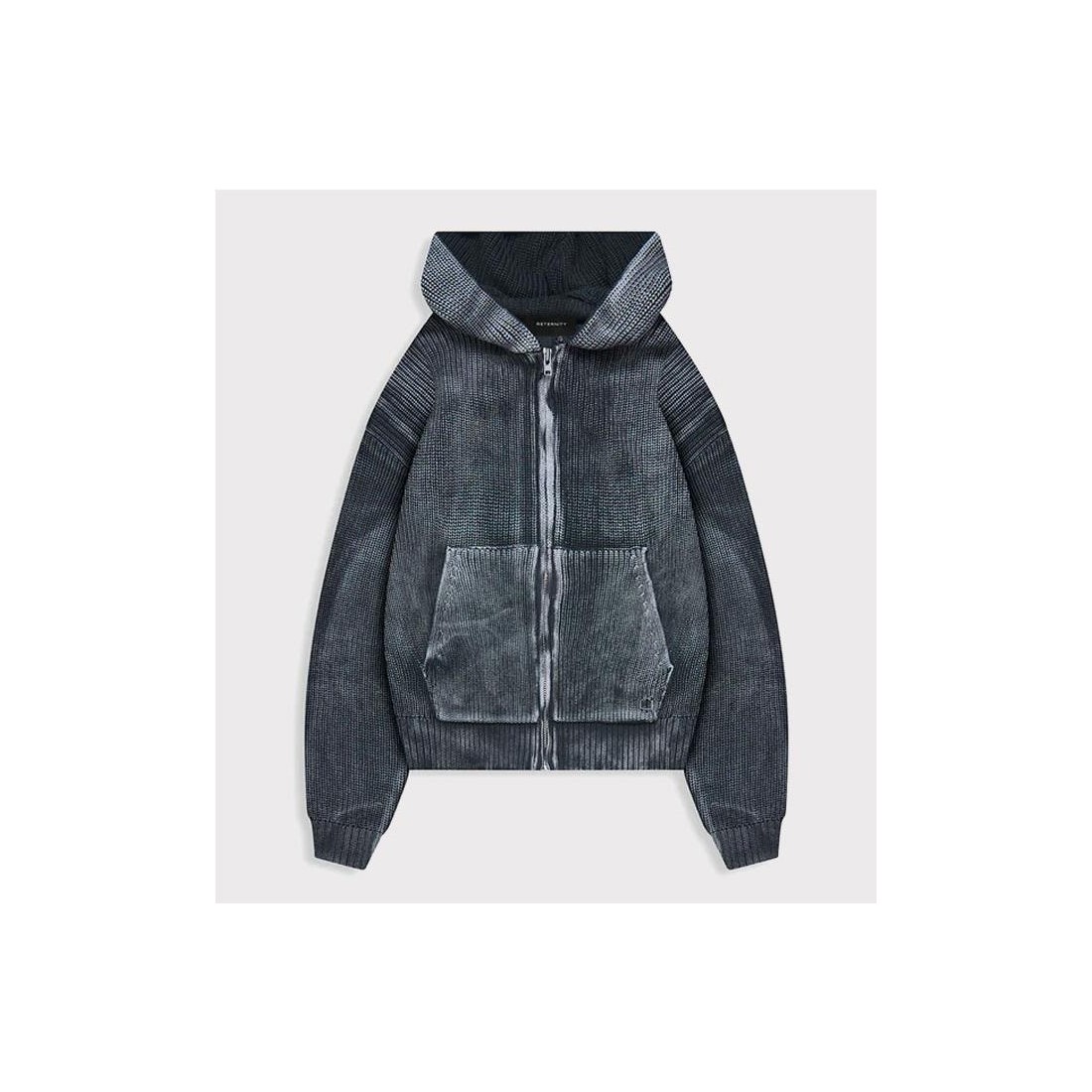 RETERNITY ESSENITAL KNIT ZIP NEGRO