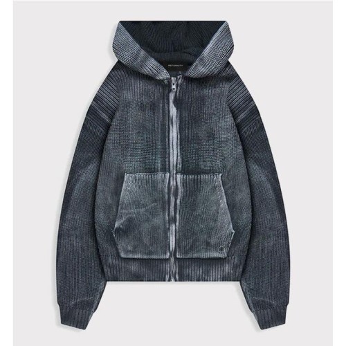 RETERNITY ESSENITAL KNIT ZIP NEGRO