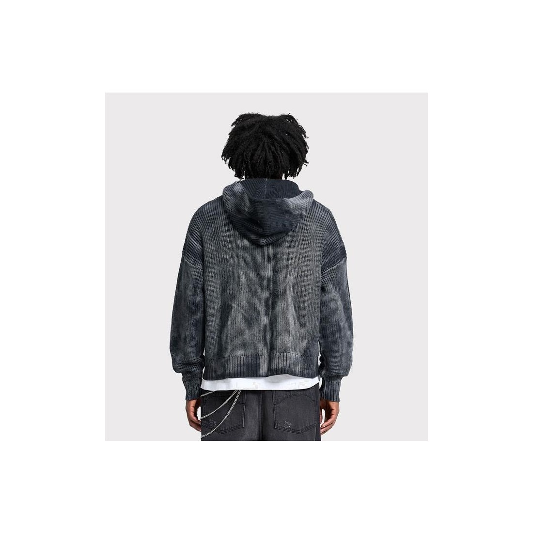 RETERNITY ESSENITAL KNIT ZIP NEGRO