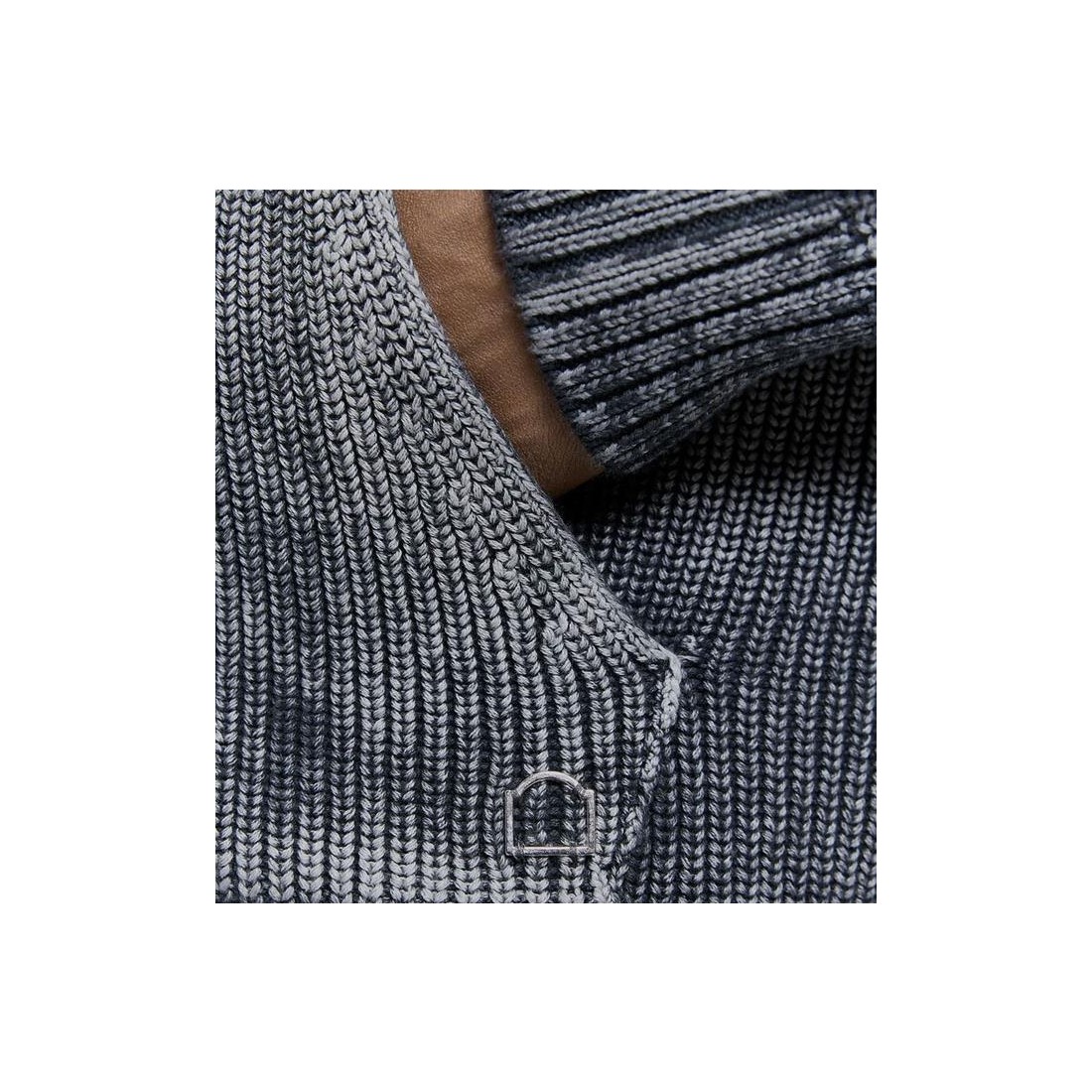 RETERNITY ESSENITAL KNIT ZIP NEGRO
