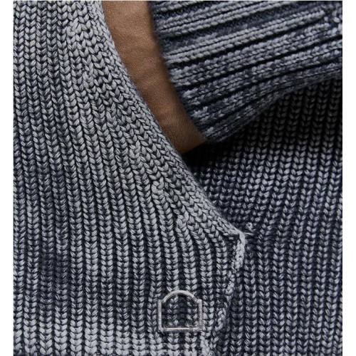 RETERNITY ESSENITAL KNIT ZIP NEGRO