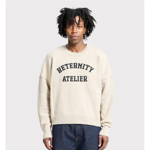 RETERNITY EVENIE LOGO KNIT SWT BEIGE 2