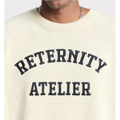 RETERNITY EVENIE LOGO KNIT SWT BEIGE