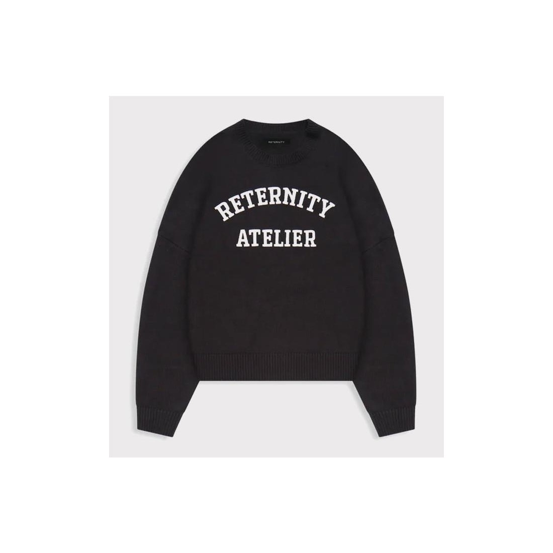 RETERNITY EVENIE LOGO KNIT SWT NEGRO