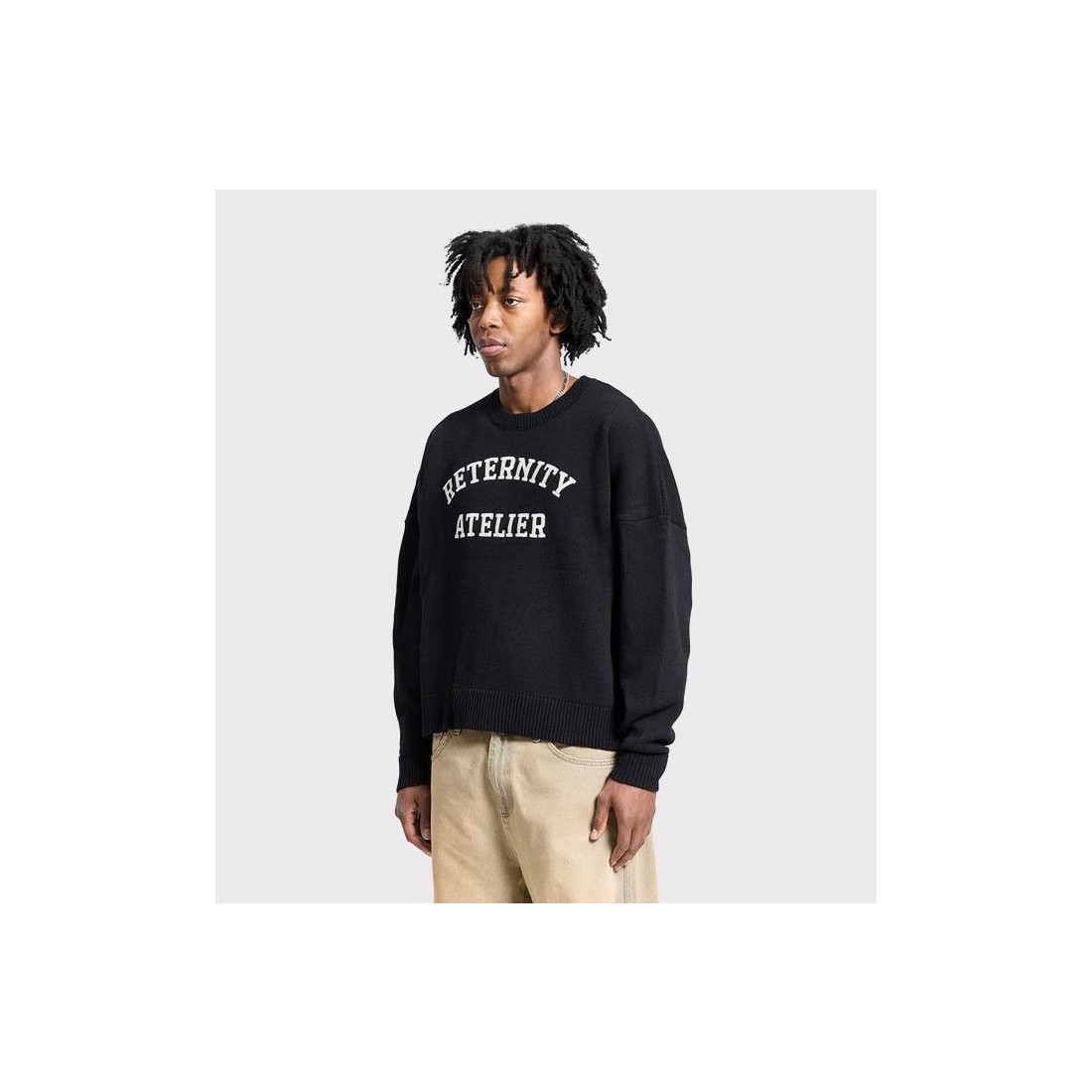 RETERNITY EVENIE LOGO KNIT SWT NEGRO