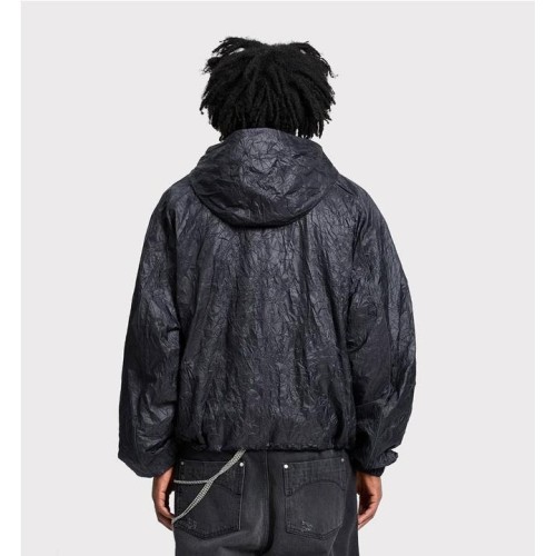 RETERNITY WRINKLED RAIN JKT NEGRO