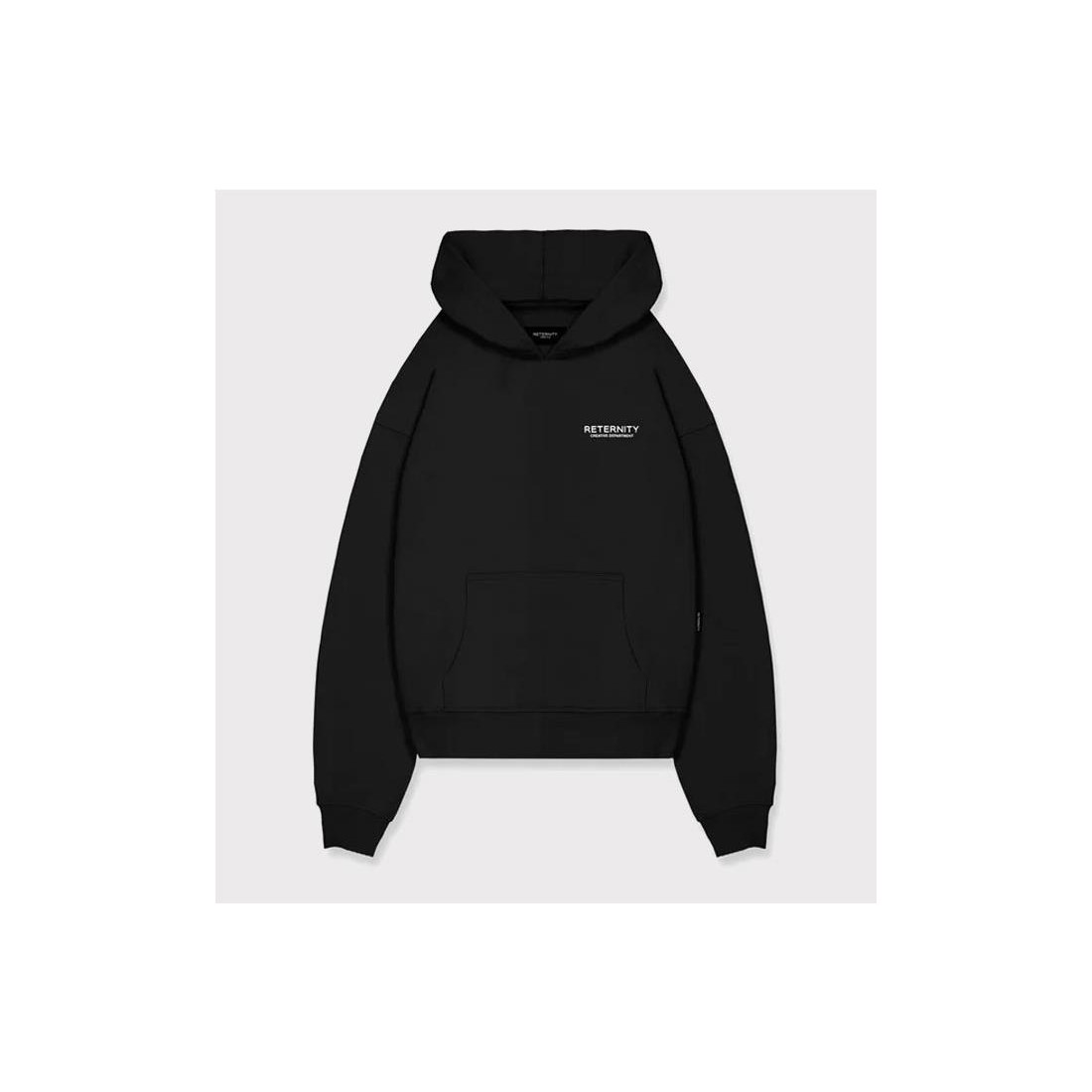 RETERNITY CREAVTIVE DEPT HOOD NEGRO