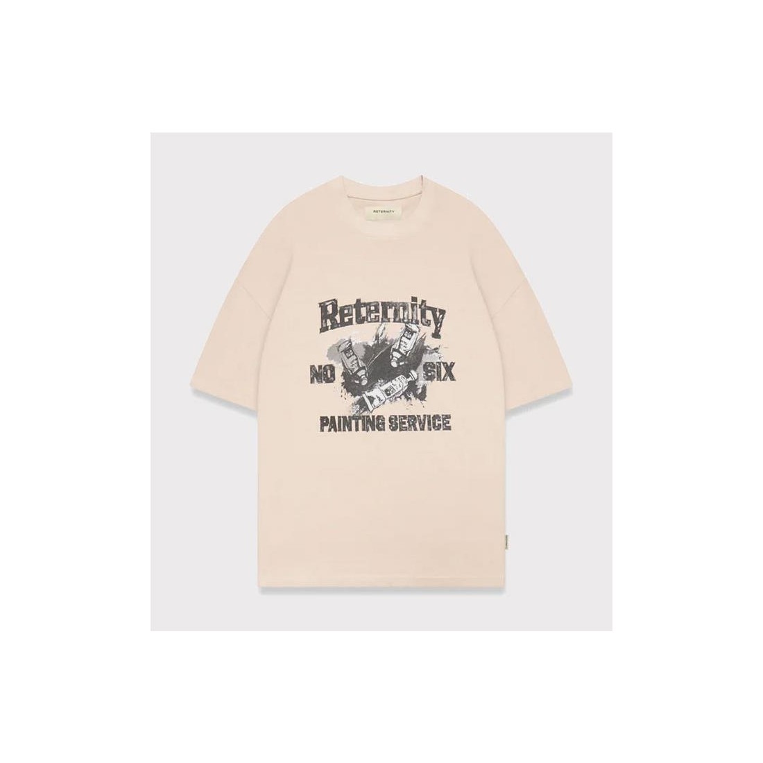 RETERNITY PAINTING SERVICE TEE BEIGE