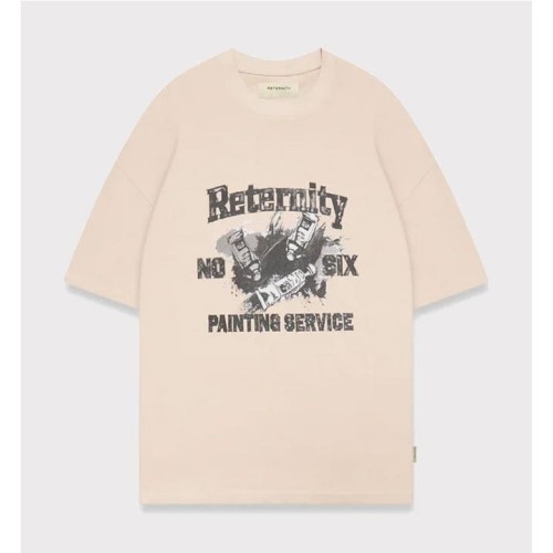 RETERNITY PAINTING SERVICE TEE BEIGE