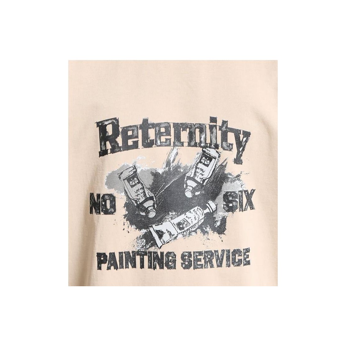 RETERNITY PAINTING SERVICE TEE BEIGE