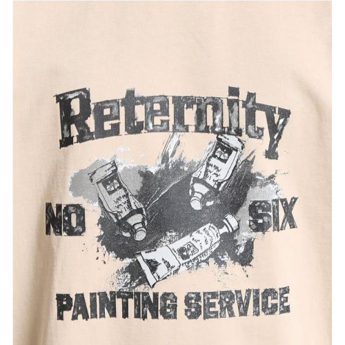 RETERNITY PAINTING SERVICE TEE BEIGE