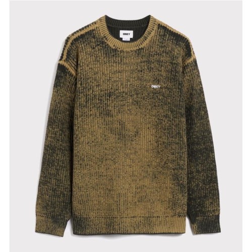 OBEY SPRAY EFFECT SWEATER MULTICOLOR