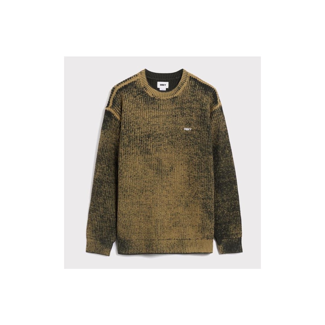 OBEY SPRAY EFFECT SWEATER MULTICOLOR