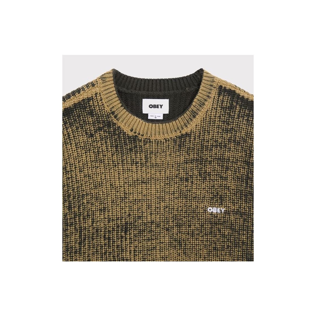 OBEY SPRAY EFFECT SWEATER MULTICOLOR