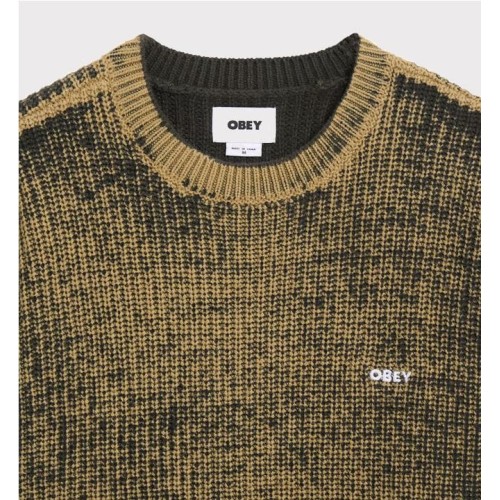OBEY SPRAY EFFECT SWEATER MULTICOLOR