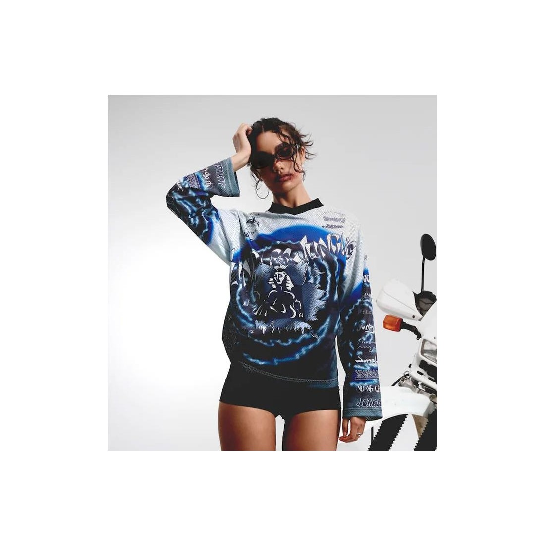 JUNGLES MOTO JERSEY BLANCO