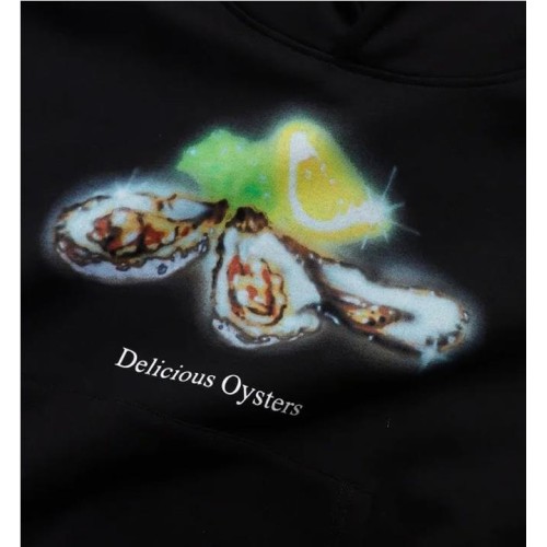 JUNGLES OYSTER HOODIE NEGRO