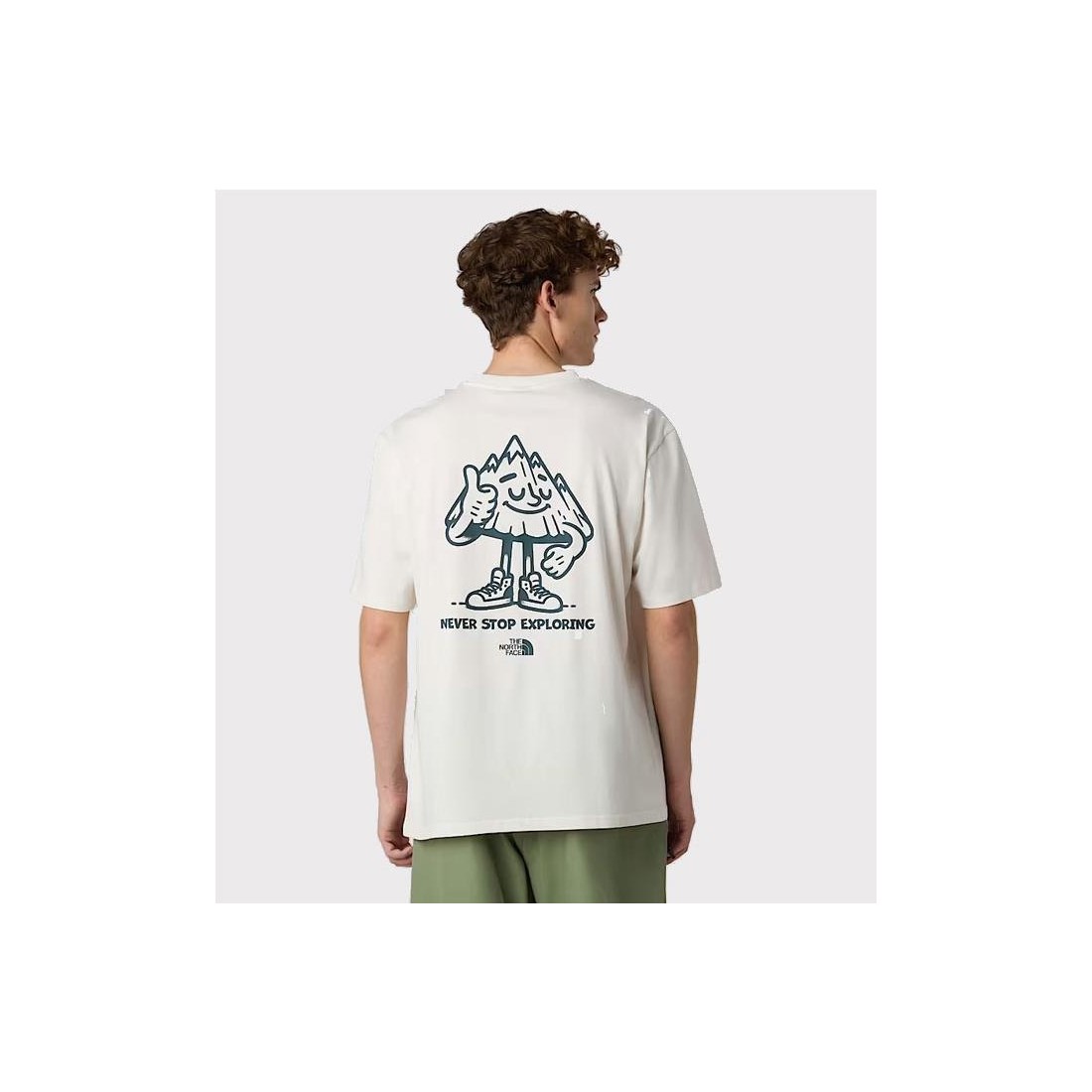 THE NORTH FACE MONTAN OVER TEE BLANCO ROTO