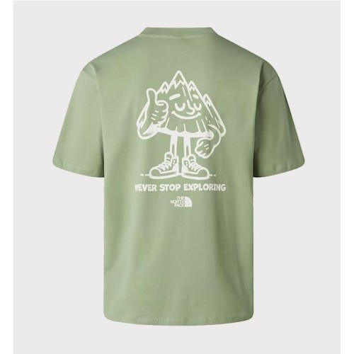 THE NORTH FACE MONTAN OVER TEE VERDE CLARO