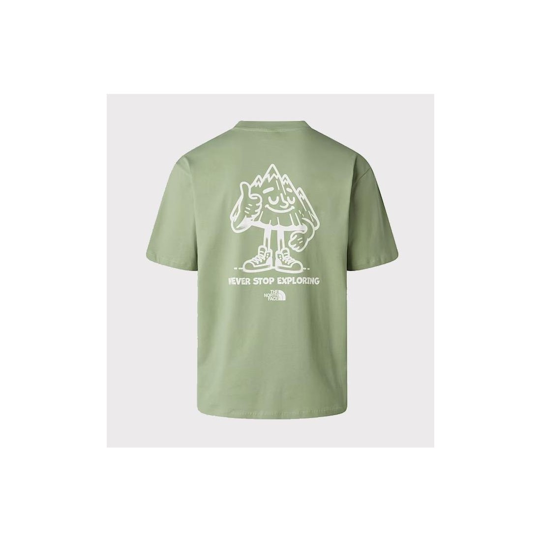 THE NORTH FACE MONTAN OVER TEE VERDE CLARO