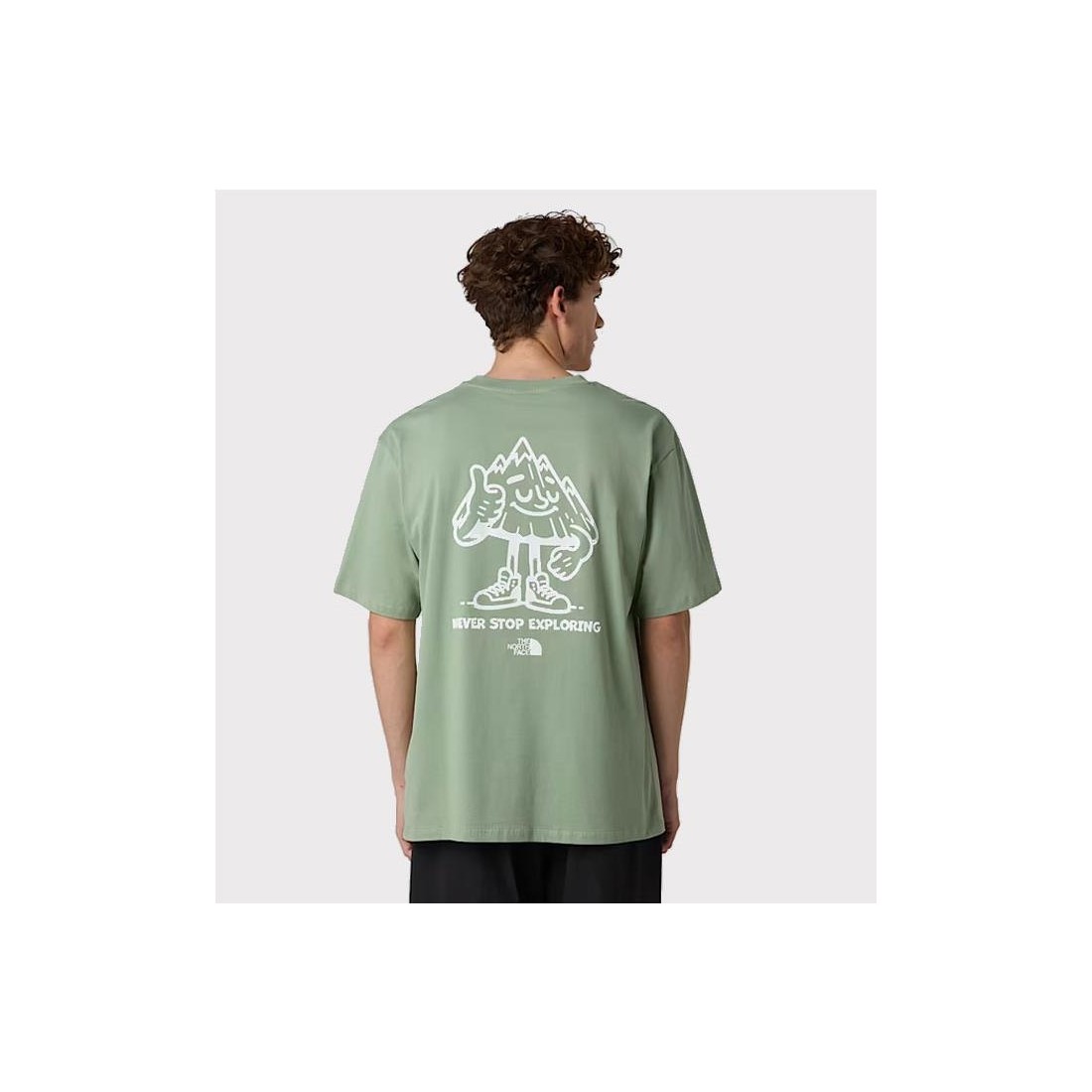 THE NORTH FACE MONTAN OVER TEE VERDE CLARO