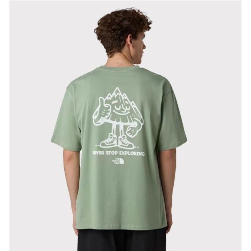 THE NORTH FACE MONTAN OVER TEE VERDE CLARO