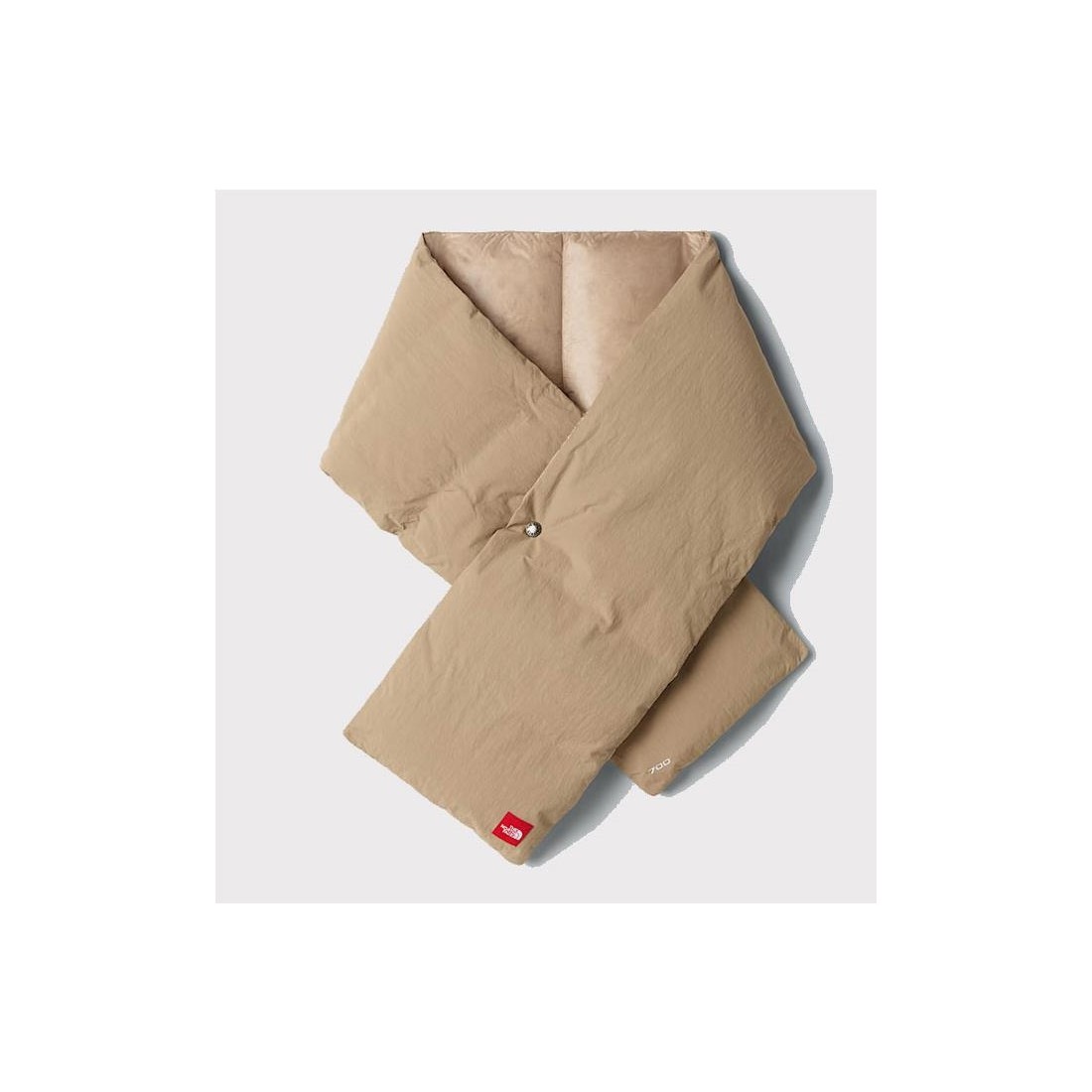 THE NORTH FACE DOWN SCARF BEIGE