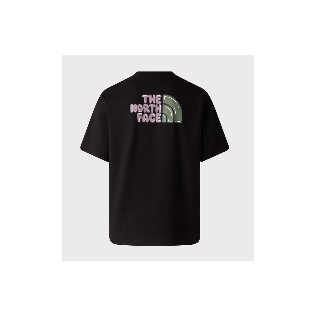 THE NORTH FACE BUBBLE LOGO TEE NEGRO