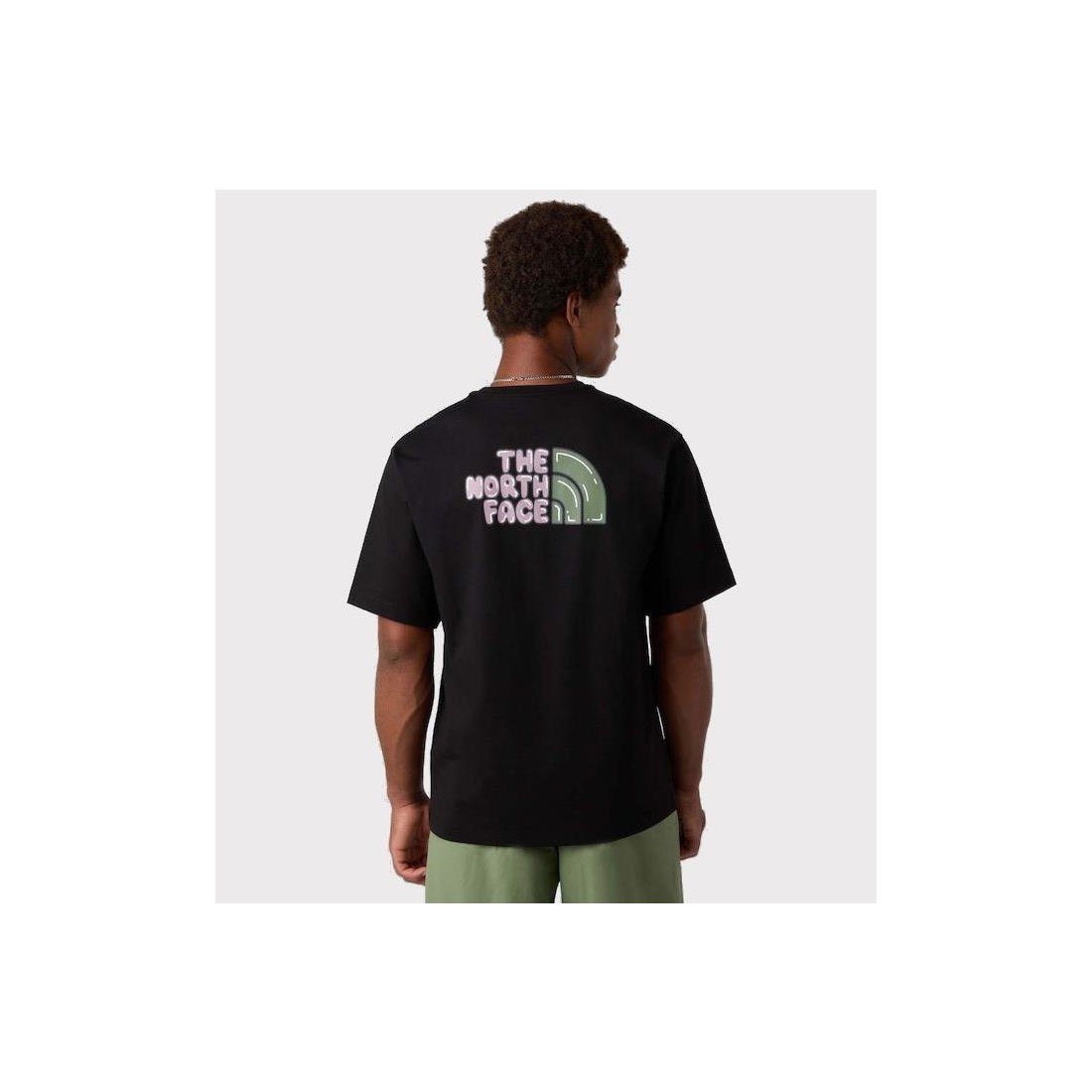 THE NORTH FACE BUBBLE LOGO TEE NEGRO