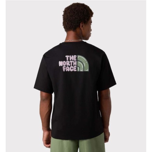 THE NORTH FACE BUBBLE LOGO TEE NEGRO