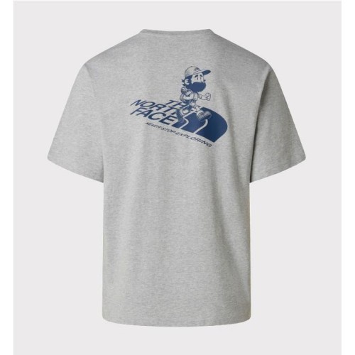 THE NORTH FACE GRAPHIC RUN TEE GRIS