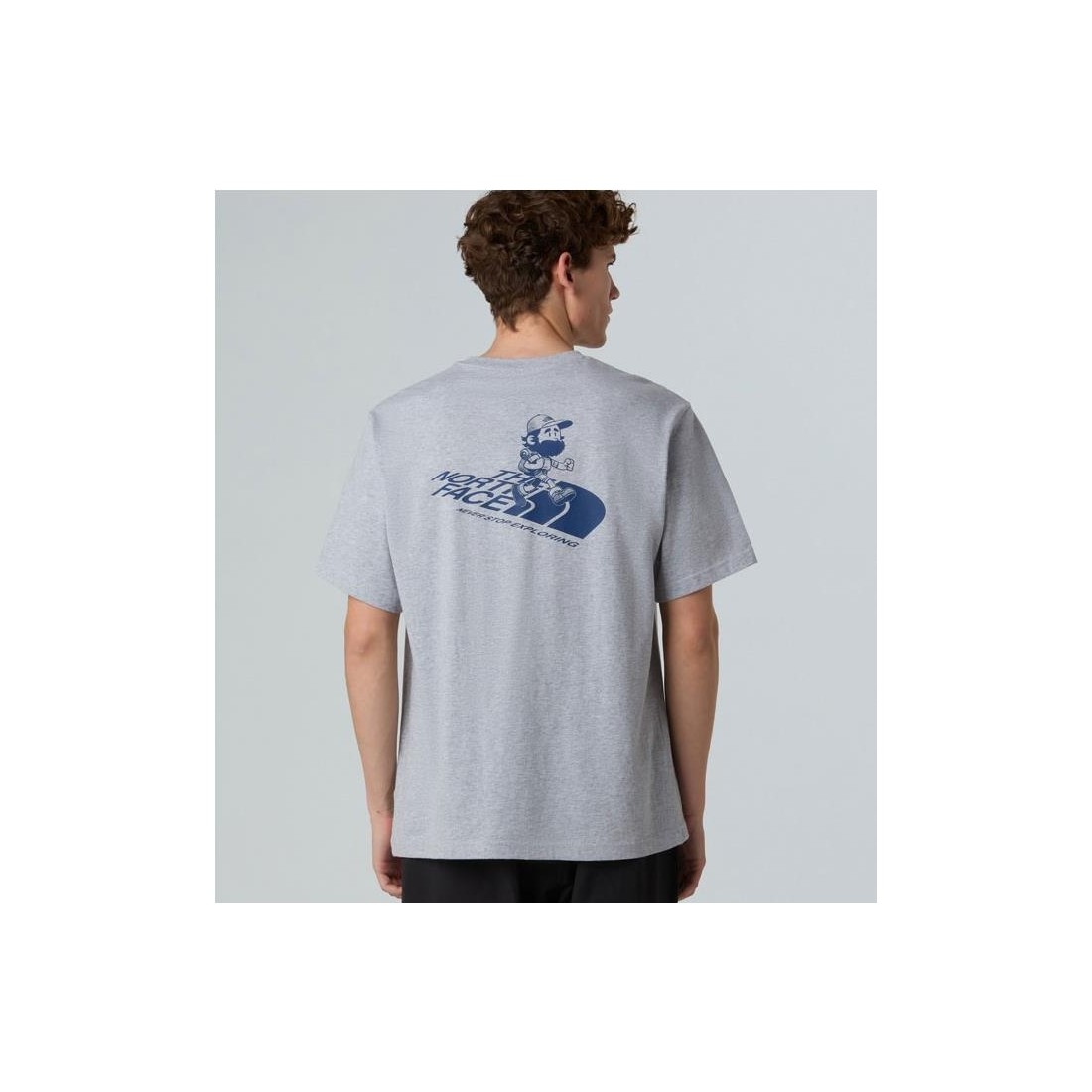 THE NORTH FACE GRAPHIC RUN TEE GRIS