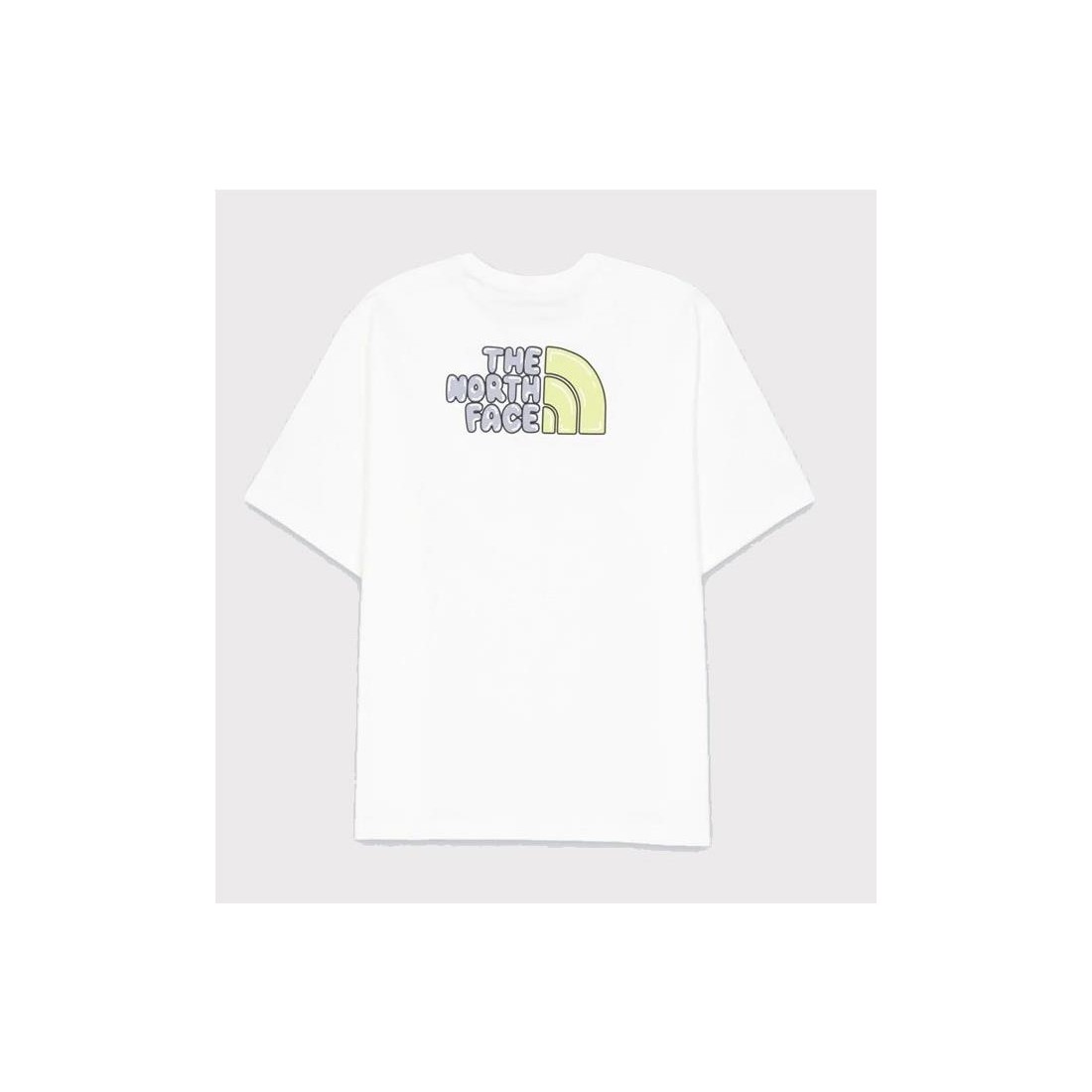 THE NORTH FACE BUBBLE LOGO TEE BLANCO