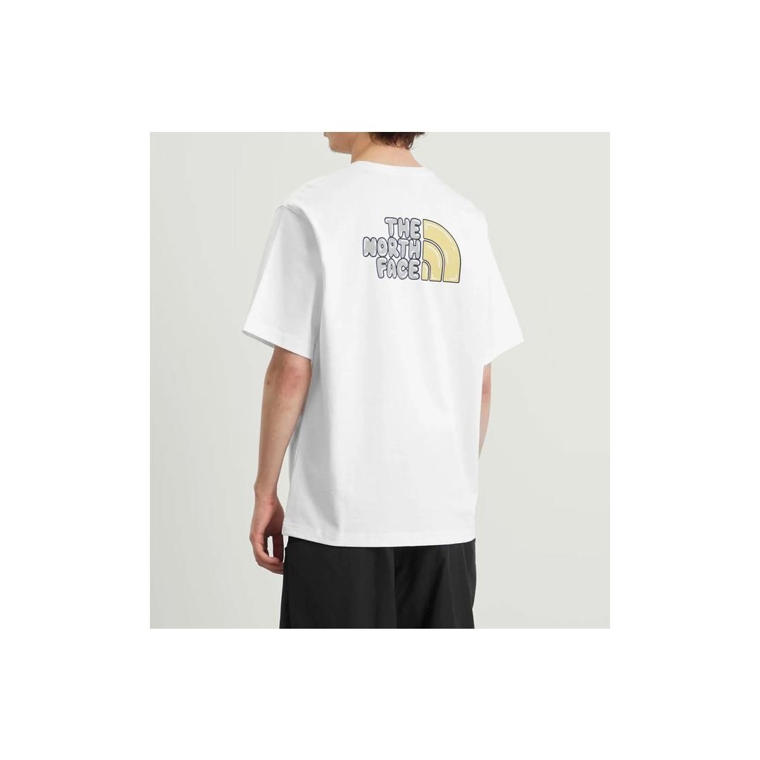 THE NORTH FACE BUBBLE LOGO TEE BLANCO