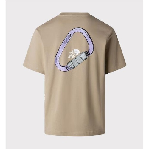 THE NORTH FACE CARABINER TEE BEIGE