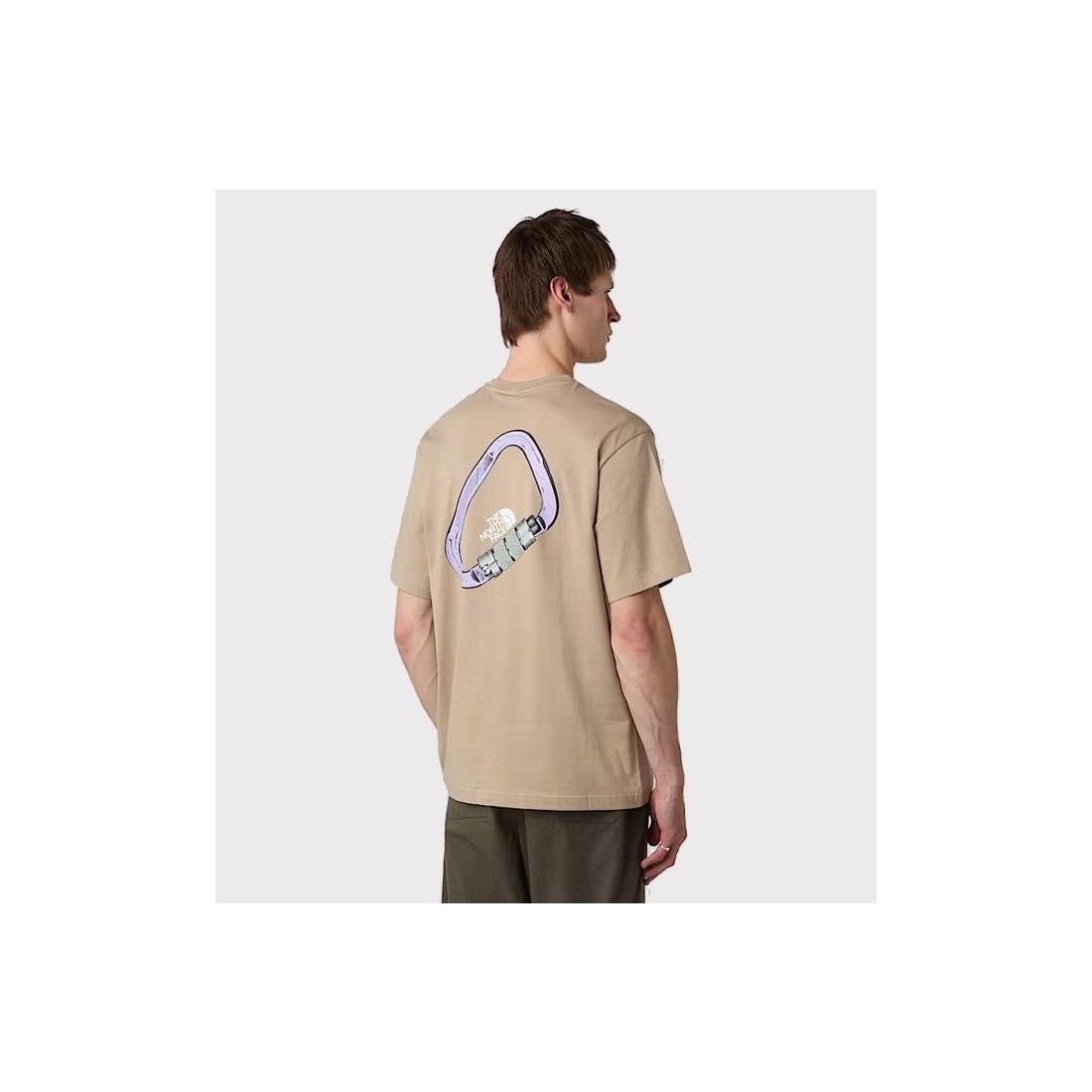 THE NORTH FACE CARABINER TEE BEIGE