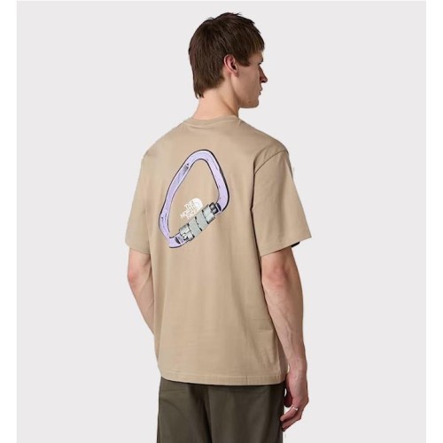 THE NORTH FACE CARABINER TEE BEIGE