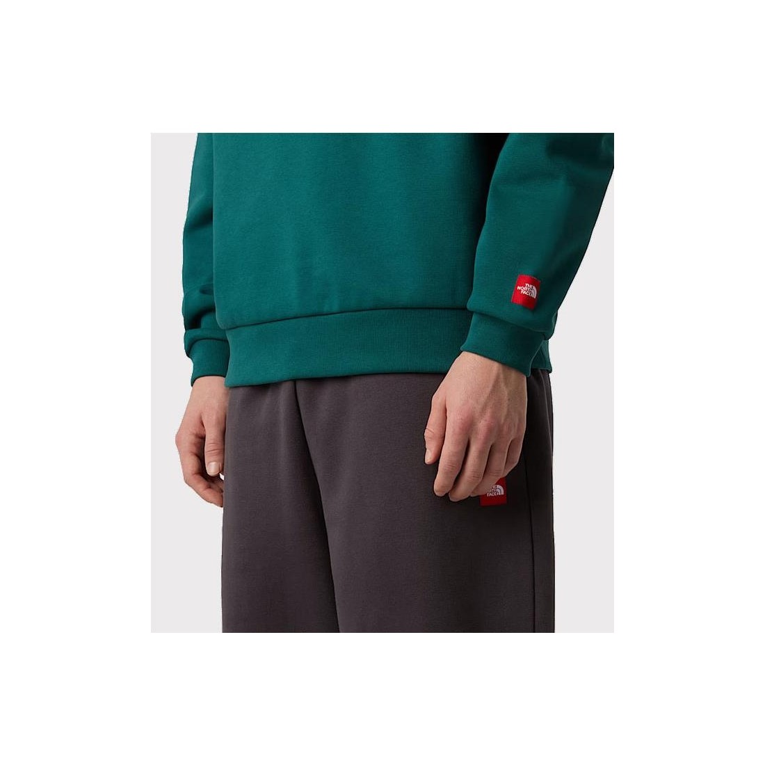 THE NORHT FACE REDBOX HOODIE VERDE CLARO