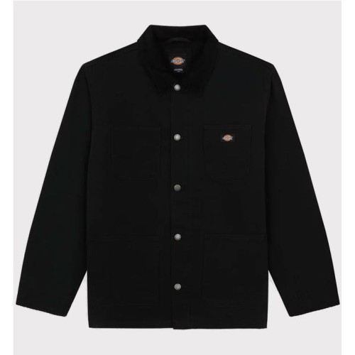 DICKIES LINED CHORE CANVAS JKT NEGRO